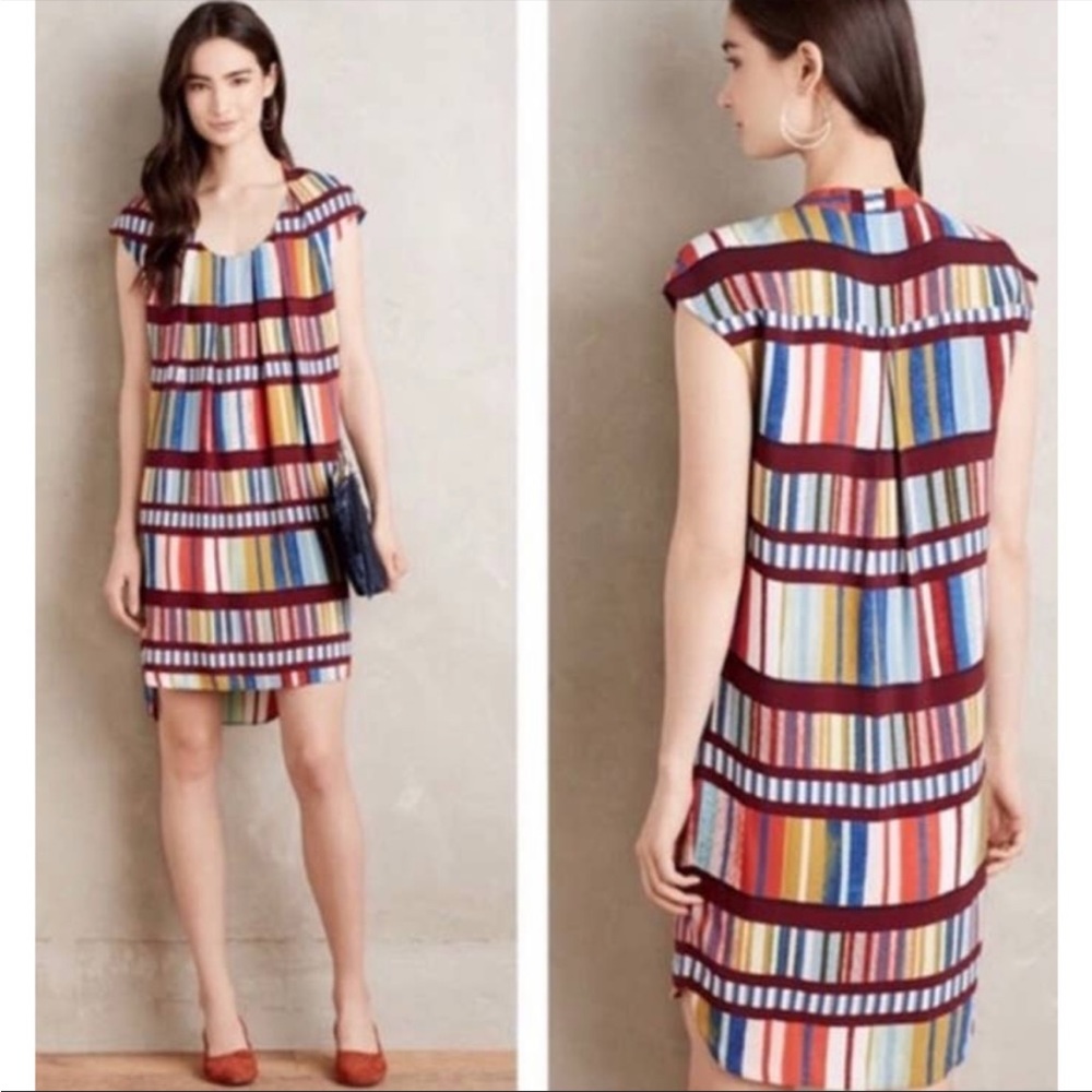 Anthropologie Maeve Au Revoir Library Shift Dress      Size: 4